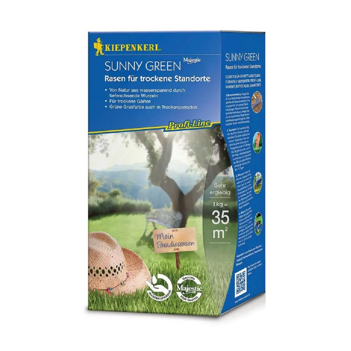 Trávník pro suchá stanoviště - Kiepenkerl - travní směs - 1 kg