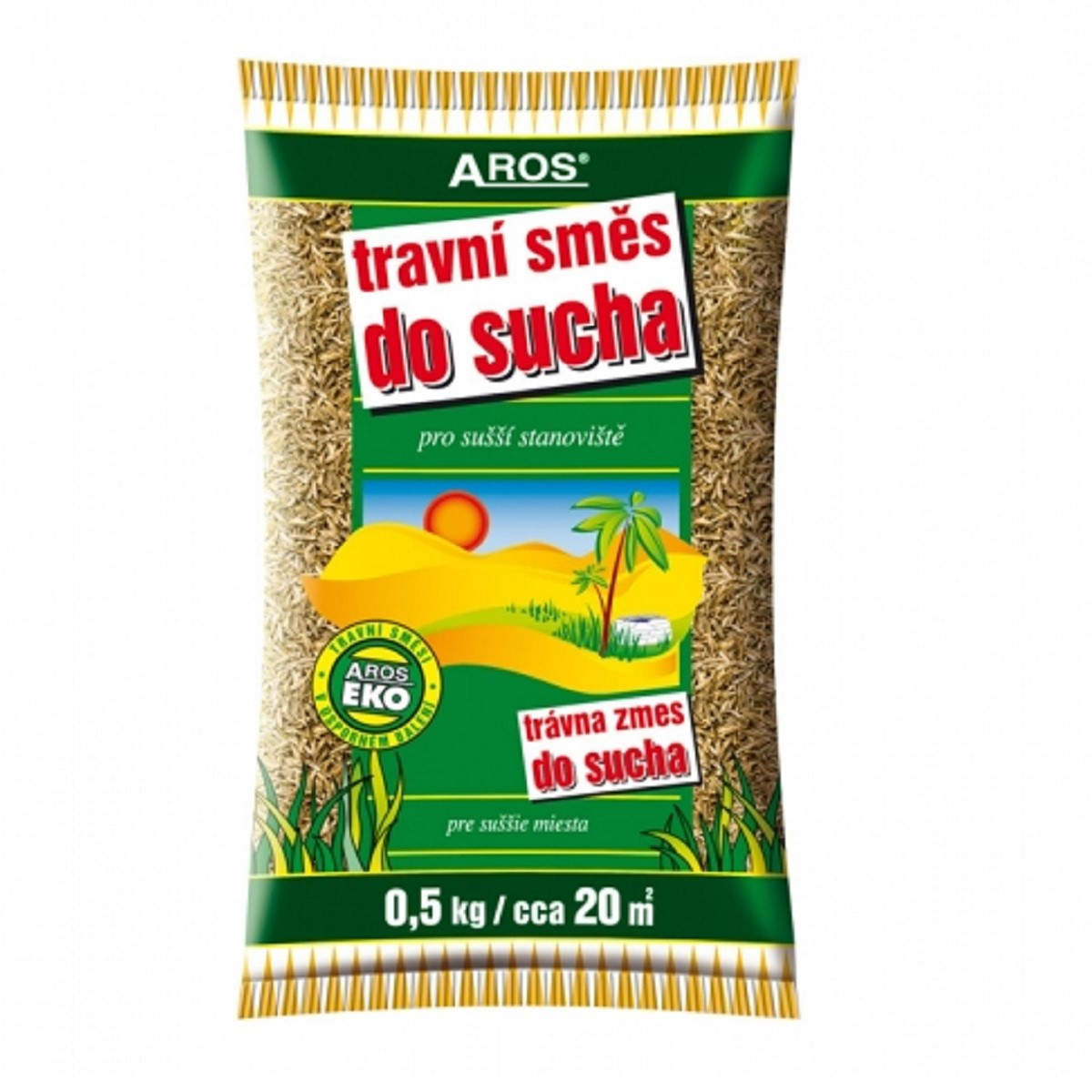 Trávník do sucha - Aros - travní směs - 500 g
