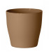 Obal na květináč LIVING - světle hnědý - 13 x 13 cm - 1 ks