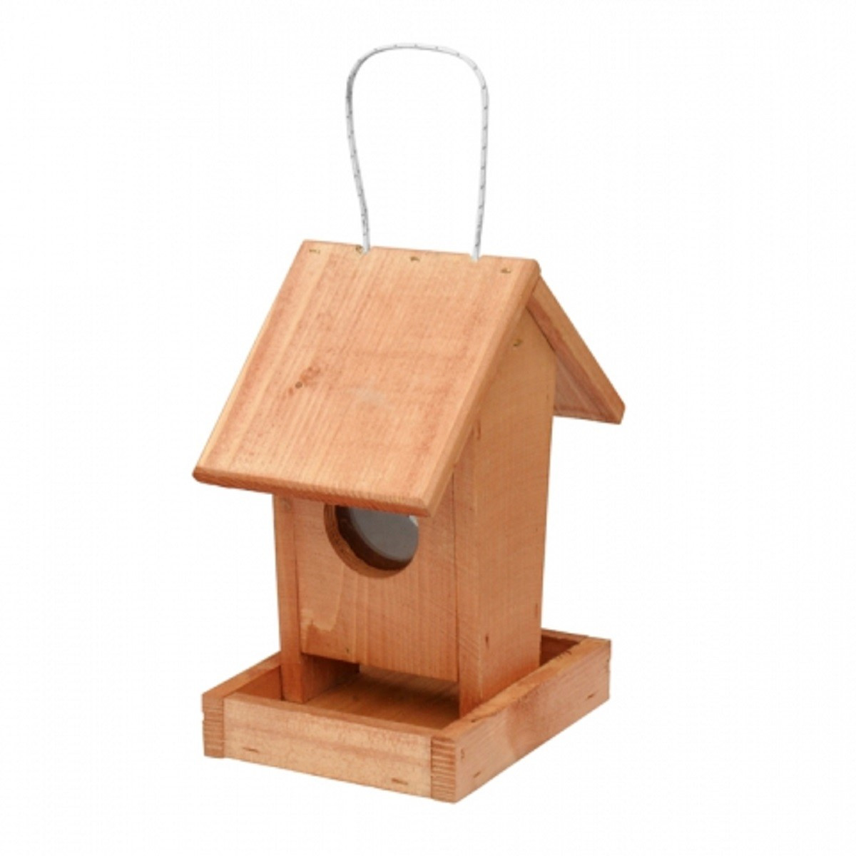 Dřevěné krmítko - hnědé - 1 ks