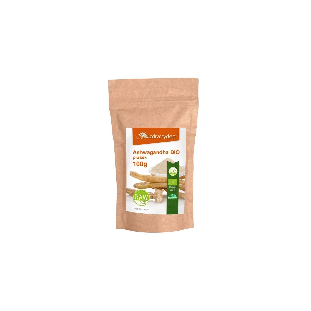 BIO Ašvaganda - Withania somnifera - kořen mletý - BIO kvalita - 100 g