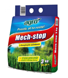 Trávníkové hnojivo Mech Stop - Agro - 3 kg