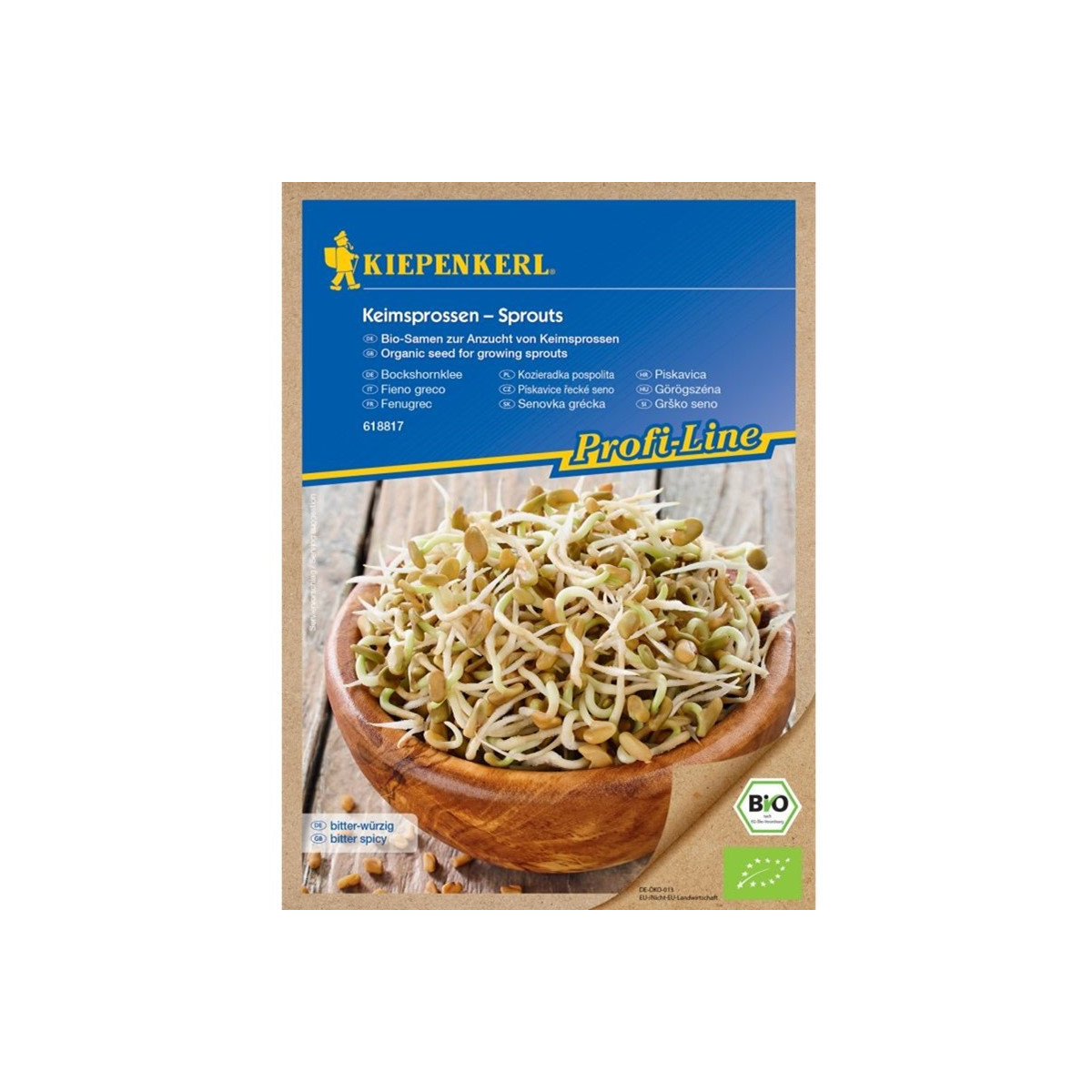 BIO Pískavice řecké seno - bio semena na klíčení - 50 g