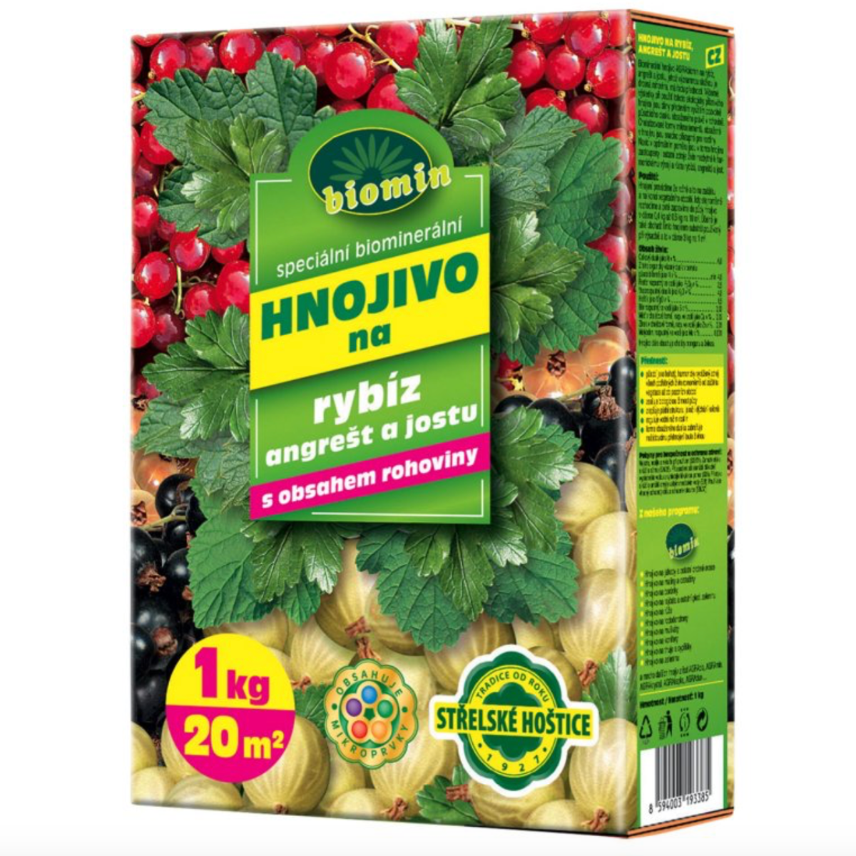 AG Biomin hnojivo na rybízy a angrešty - AG Biomin - 1 kg