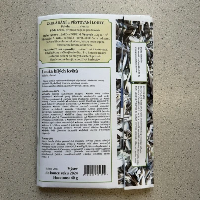 Bílá louka krajková - Planta Naturalis - luční směs - 40 g