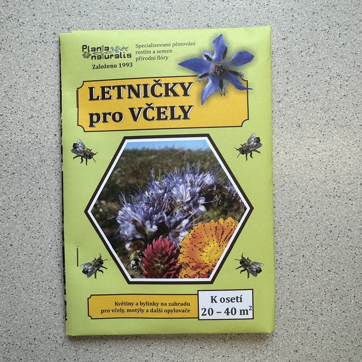 Jednoleté květy pro včely - Planta Naturalis - luční směs - 40 g