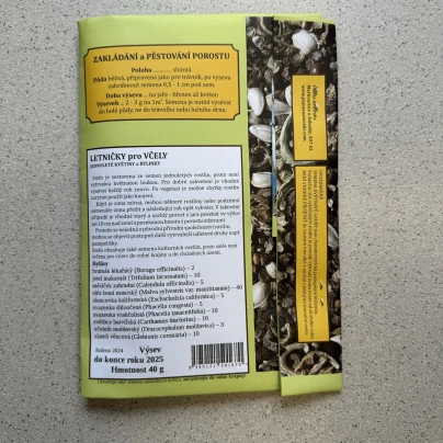 Jednoleté květy pro včely - Planta Naturalis - luční směs - 40 g