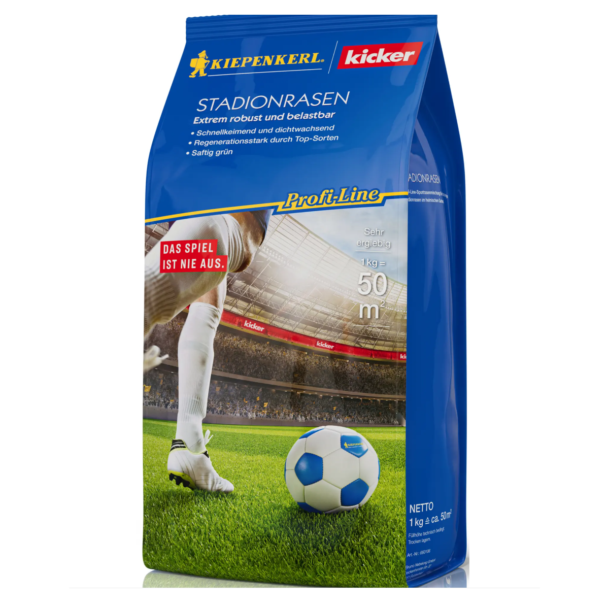 Trávník Stadionrasen na hřiště - Kiepenkerl - travní směs - 1 kg