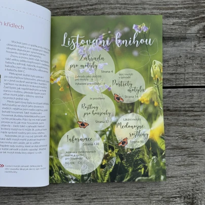 Moje motýlí zahrada - kniha - 1 ks