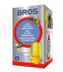 Lapač na vosy a mouchy + náplň - Bros - ochrana proti hmyzu - 1 ks