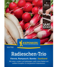 Semena ředkvičky Vienna, Rampouch, Bamba - výsevní koberec - 5 m