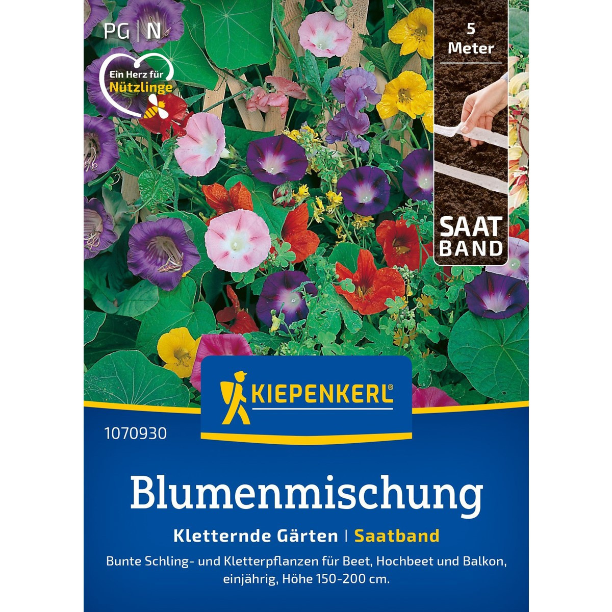 Směs popínavých rostlin - výsevný pásek - 5 m