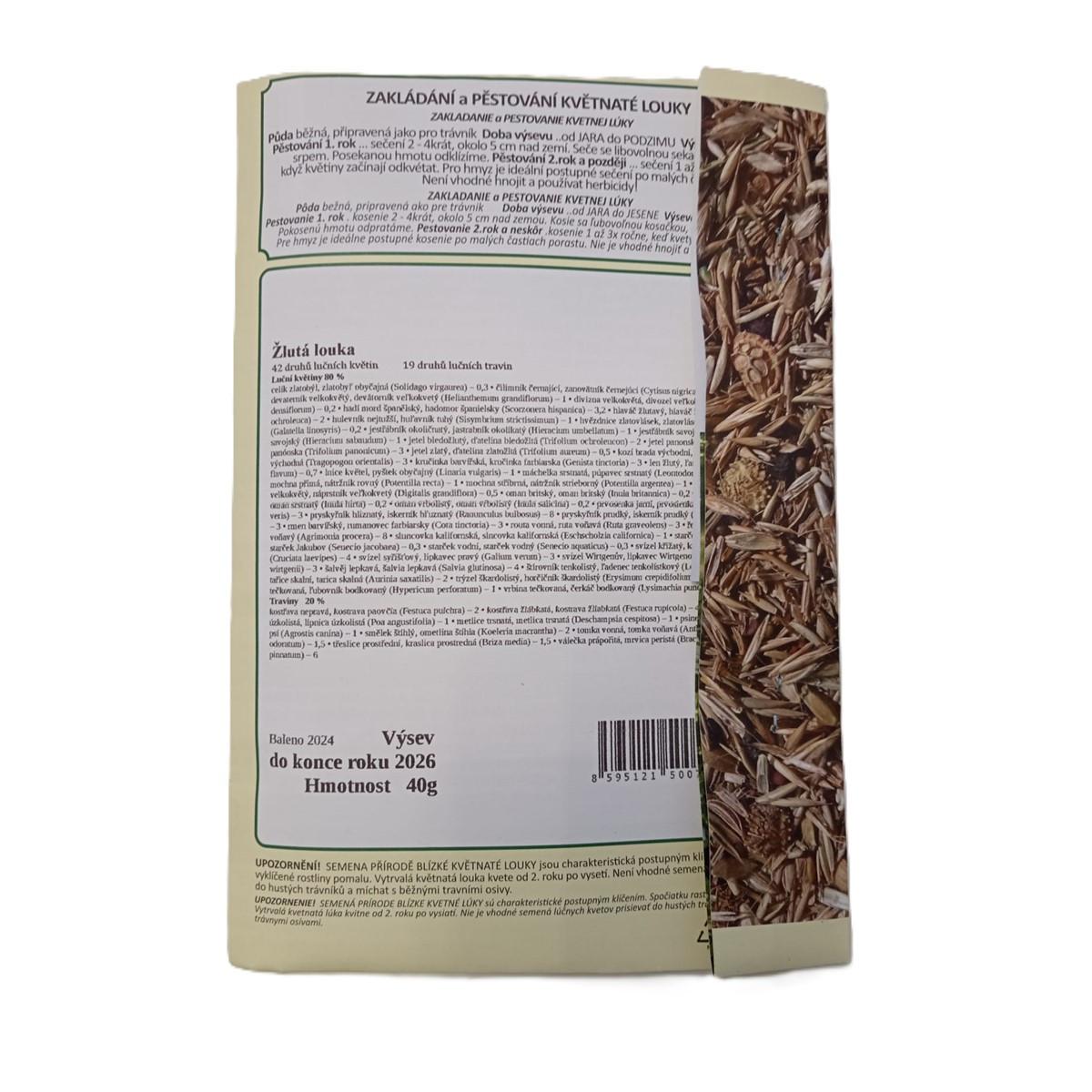 Žlutá louka Dukátková - Planta Naturalis - luční směs - 40 g