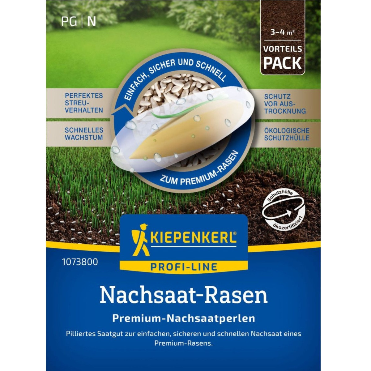 Dosevové perly na dosev trávníku - Kiepenkerl - travní směs - 100 g