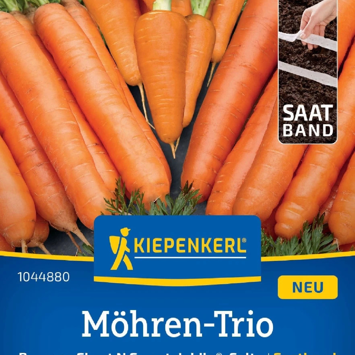 Mrkev trio Burpess Short N Sweet, Salto a Jubila - výsevný pásek - 1 ks