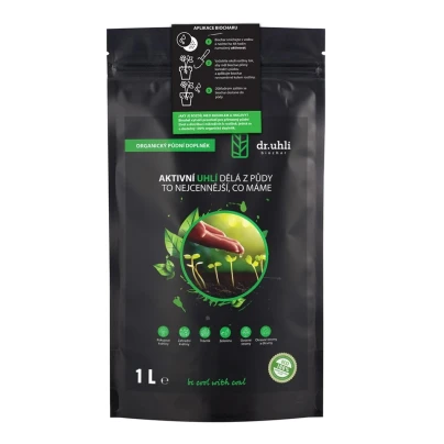 Biochar - aktivní uhlí k rostlinám - Devrakon - 1 l