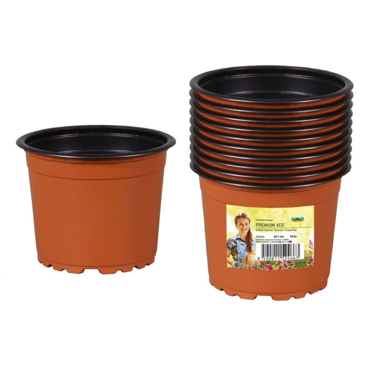 Sadbový plastový květináč PREMIUM - 11 cm - 10 ks