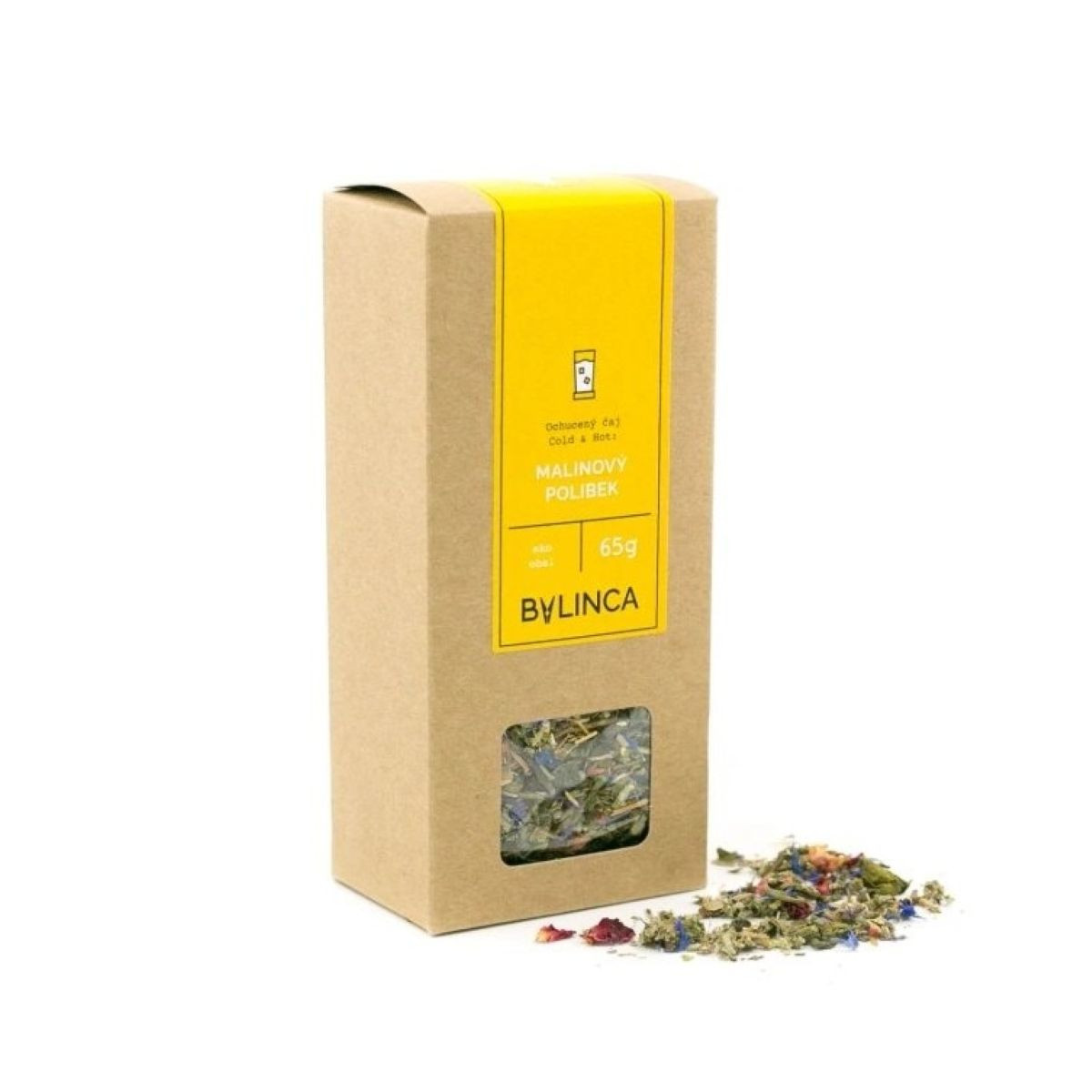 Malinový polibek - bylinná čajová směs - 65 g