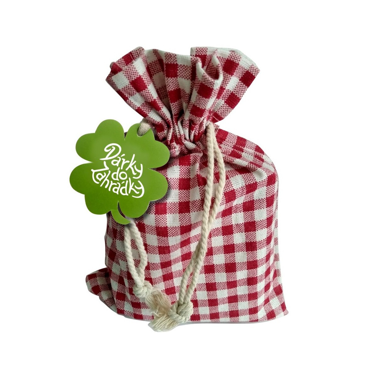 Látkový sáček s visačkou - 1 ks