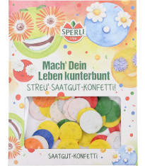 Semínkové květinové konfetti - kulaté - Sperli - 1 ks