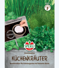 Kuchyňské bylinky na malou plochu - výsevný disk - Sperli - 1 ks