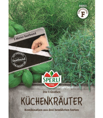 Tři oblíbené bylinky - výsevný pásek - Sperli - 1 ks
