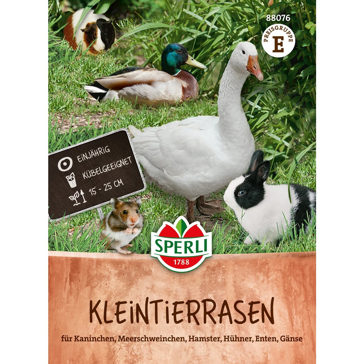 Travní směs pro malá zvířata - směs trav - semena - Sperli - 50 g