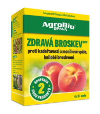 Zdravá broskev NEW - AgroBio Opava - ochrana rostlin - 2 x 20 g + 18 ml