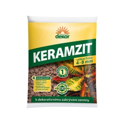 Keramzit dekor 4–8 mm - umělé kamenivo - 1 l