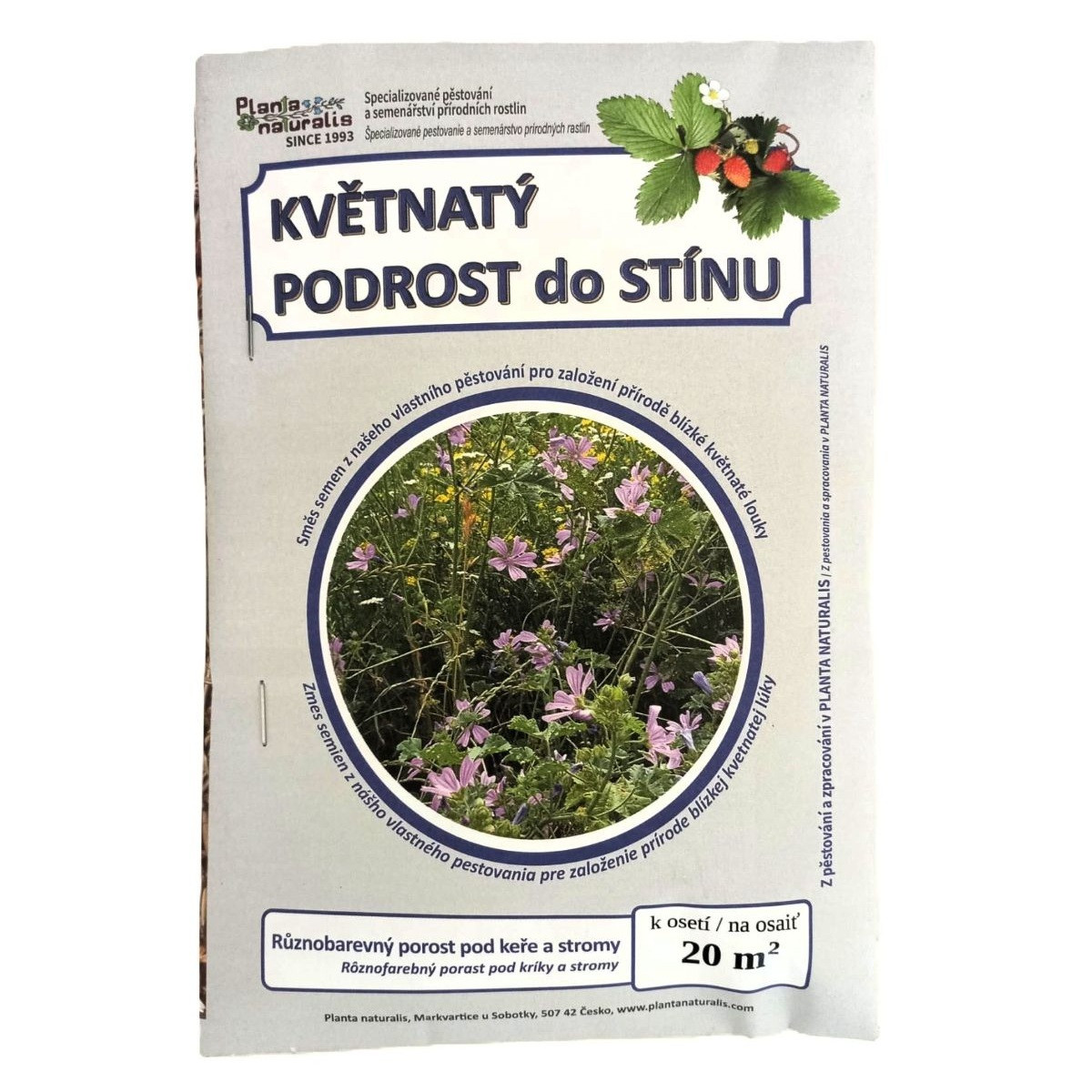 Květnatý podrost do stínu - Planta Naturalis - luční směs - 40 g