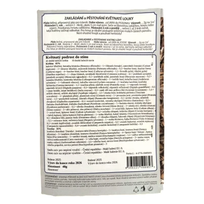 Květnatý podrost do stínu - Planta Naturalis - luční směs - 40 g