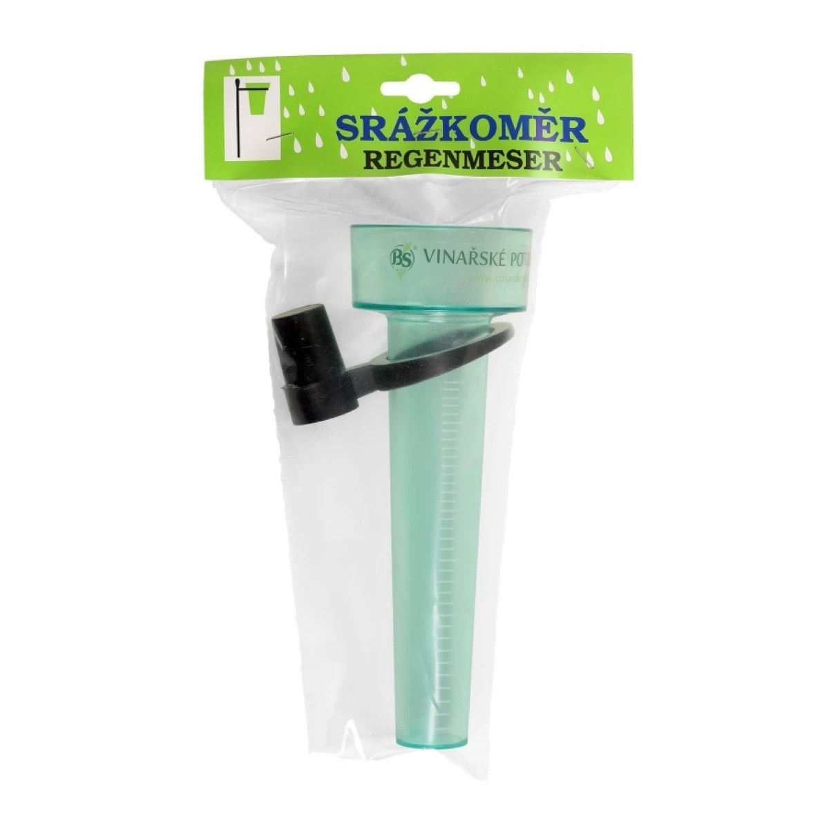 Srážkoměr s držákem - 1 ks