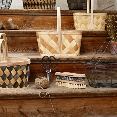 Dřevěný čisticí kartáč z přírodních vláken - Strömshaga AB - 1 ks