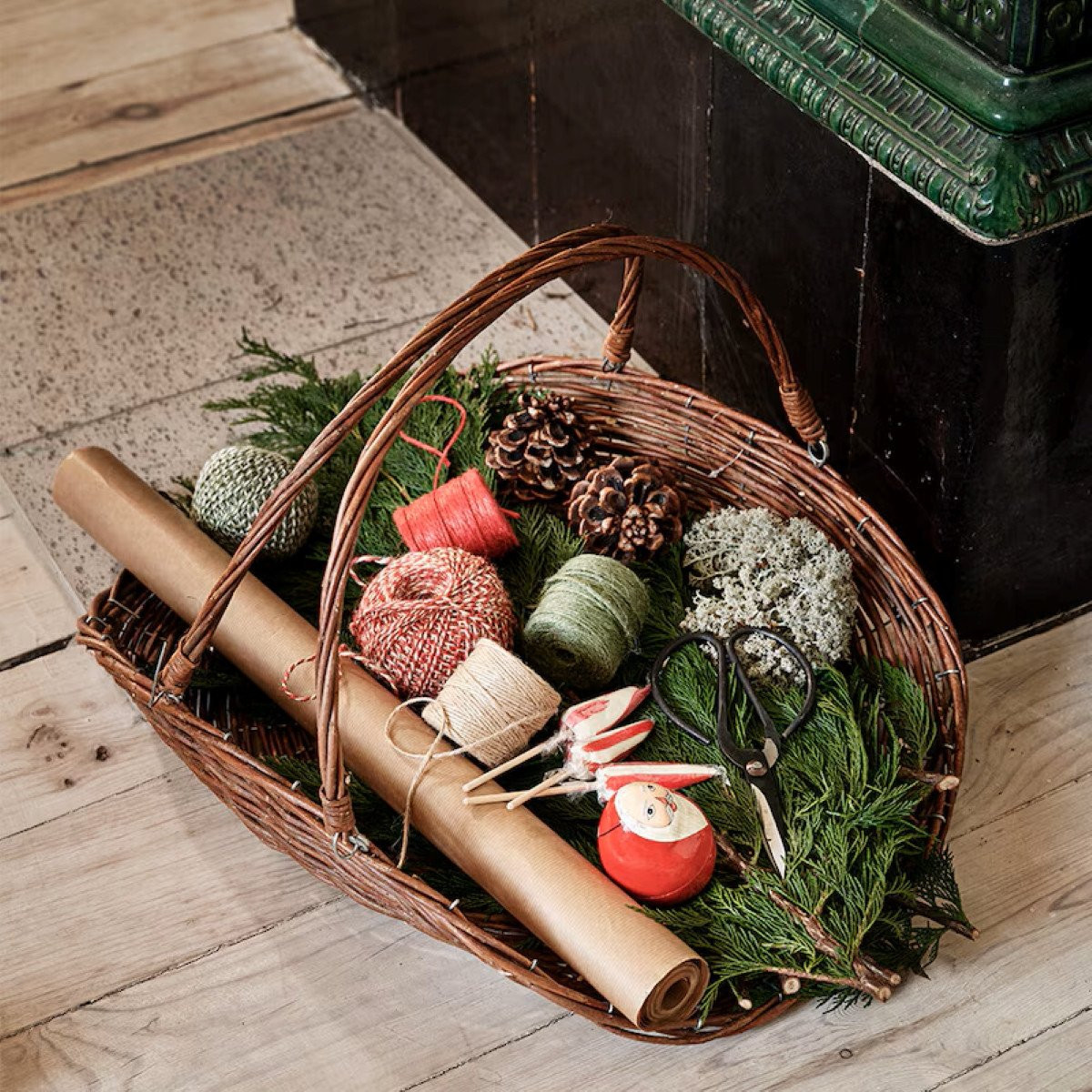 Juta - jutový provázek na cívce - červený - Strömshaga AB - 70 m - 1 ks