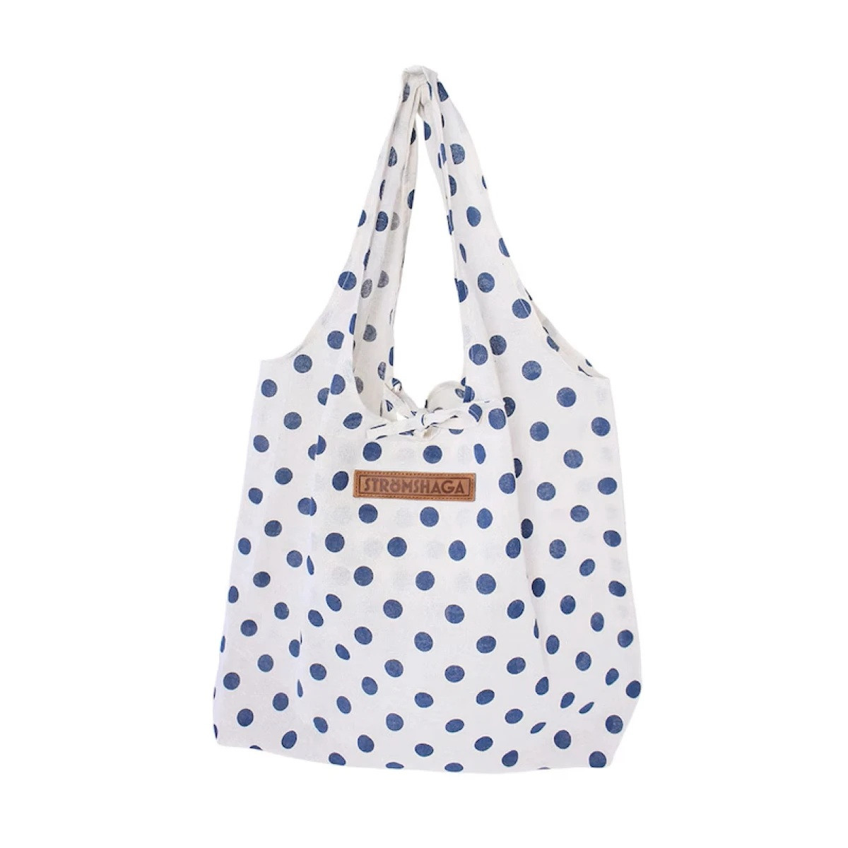 Bavlněná taška s modrými puntíky - Strömshaga AB - 1 ks