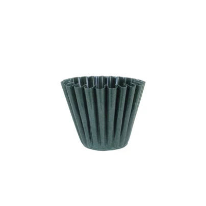 Kovový květináč Ronja - zelený - vel. S - Strömshaga AB - 1 ks