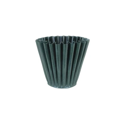 Kovový květináč Ronja - zelený - vel. M - Strömshaga AB - 1 ks