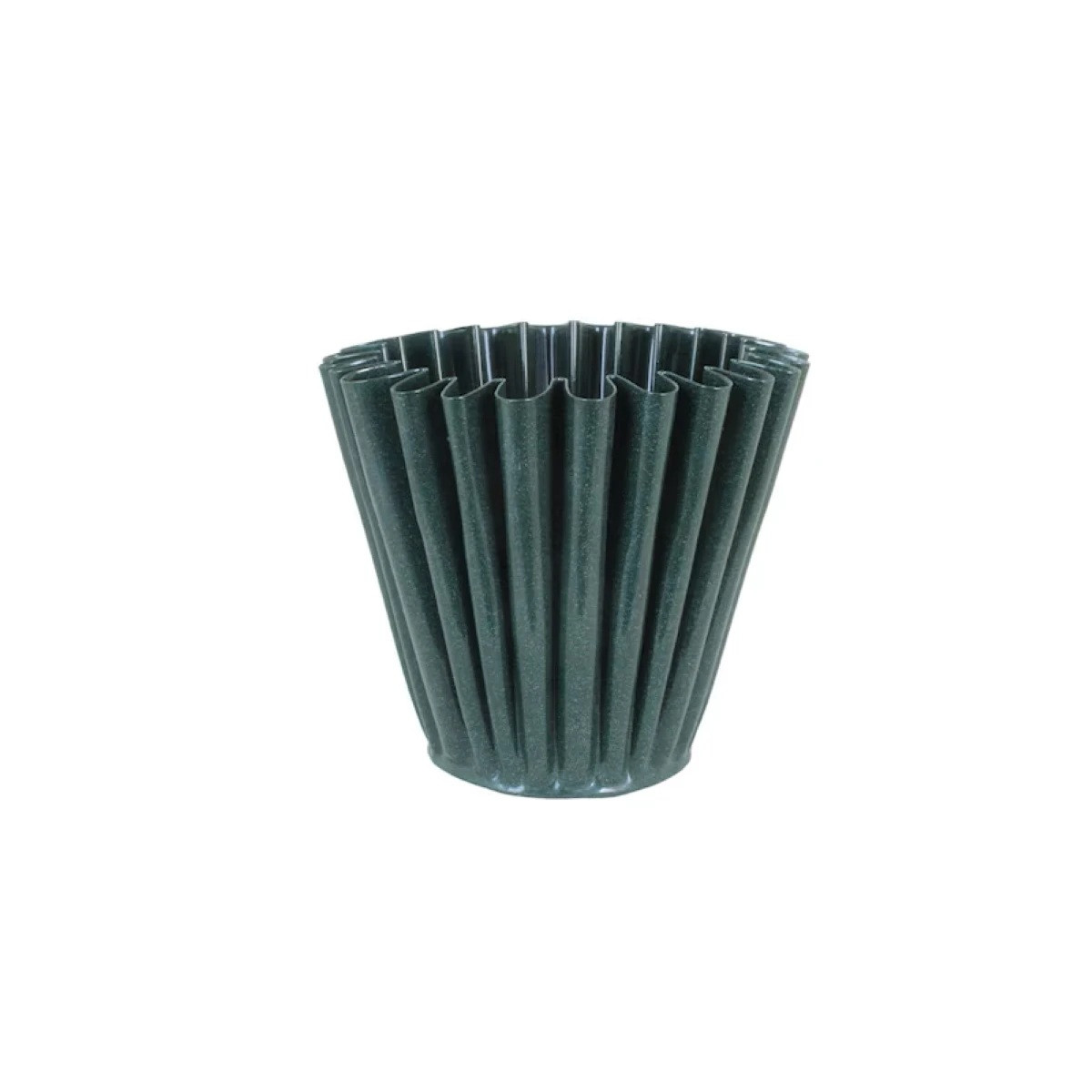 Kovový květináč Ronja - zelený - vel. M - Strömshaga AB - 1 ks