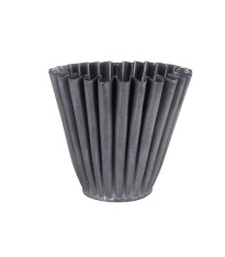 Kovový květináč Ronja - šedo-béžový - vel. L - Strömshaga AB - 1 ks