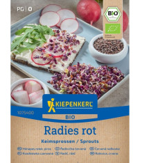 BIO Červená ředkvička - bio semena na klíčení - 30 g