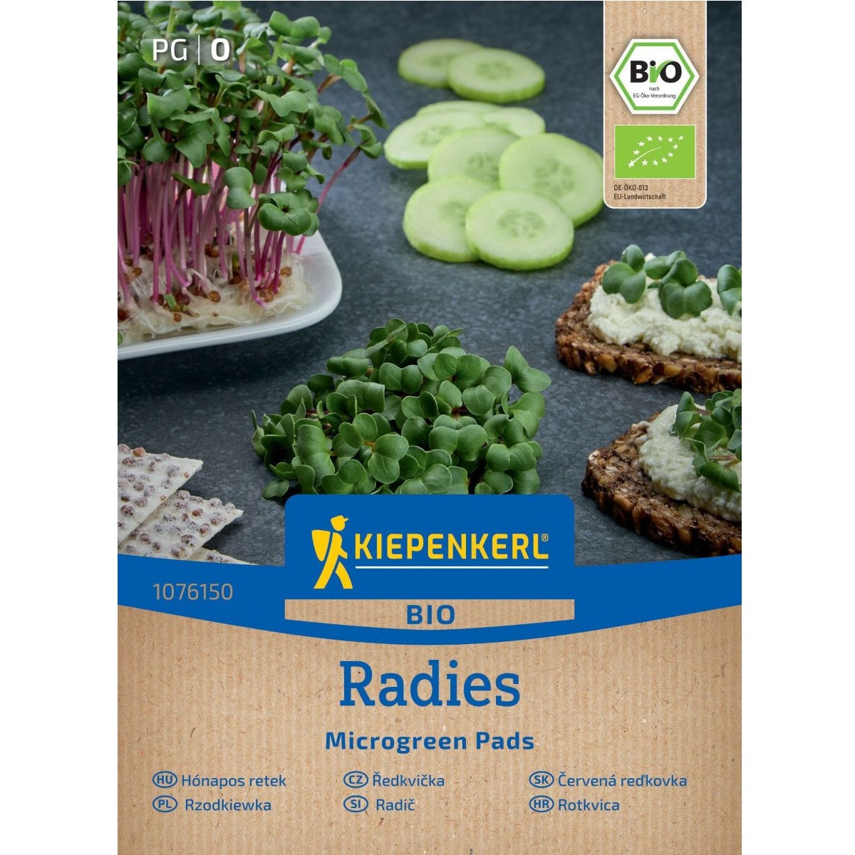 Microgreen - mikrozelenina - náhradní plátky BIO ředkvičky - 3 ks