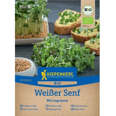 BIO Bílá hořčice - microgreens - 50 g