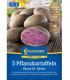 Sadbové brambory Blaue St. Galler - Solanum tuberosum - brambory - 5 ks
