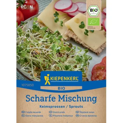 BIO Ostrá směs - bio semena na klíčení - 40 g