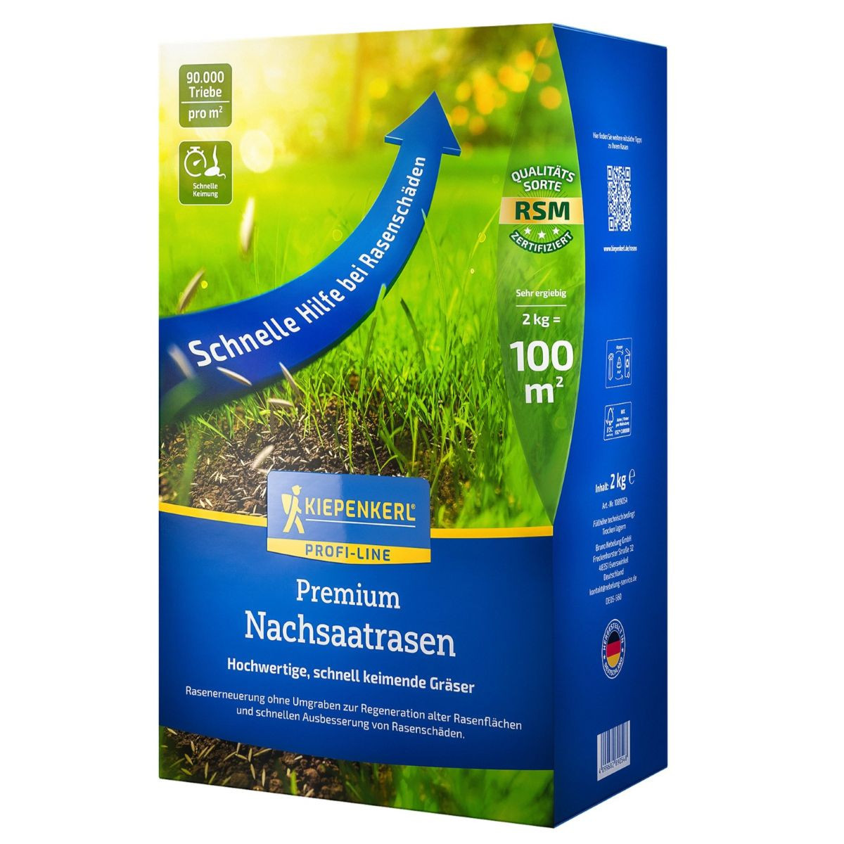 Trávník k dosetí Premium - Kiepenkerl - travní směs - 2 kg
