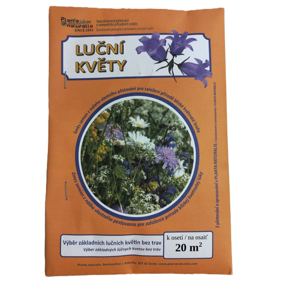 Luční květy na obohacení porostu - Planta Naturalis - luční směs - 40 g
