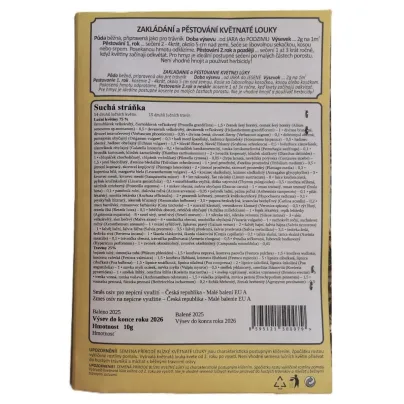 Suchá stráňka - Planta Naturalis - luční směs - 10 g