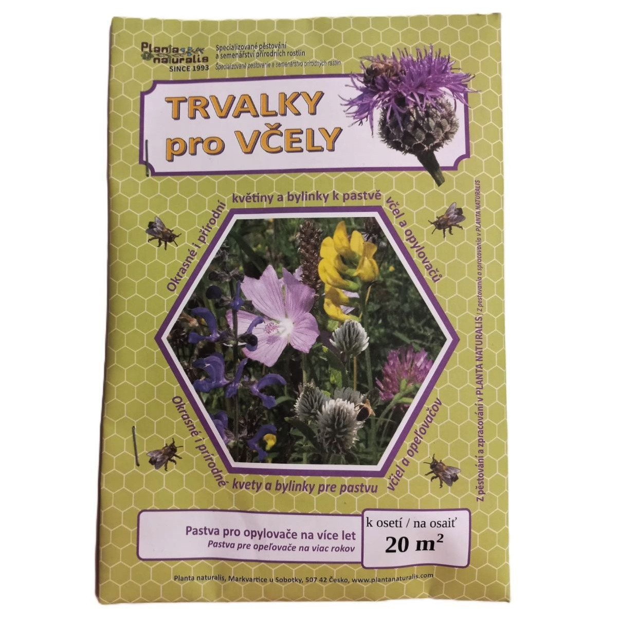 Vytrvalé květy pro včely - Planta Naturalis - luční směs - 40 g