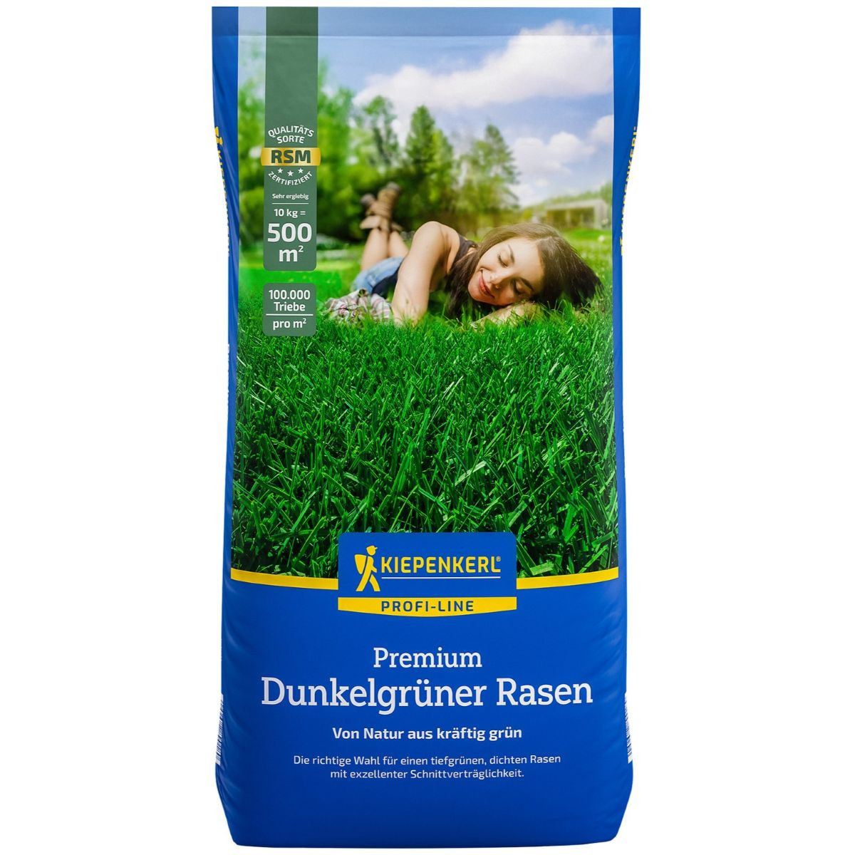 Tmavozelený trávník Premium Profi Line - Kiepenkerl - travní směs - 10 kg