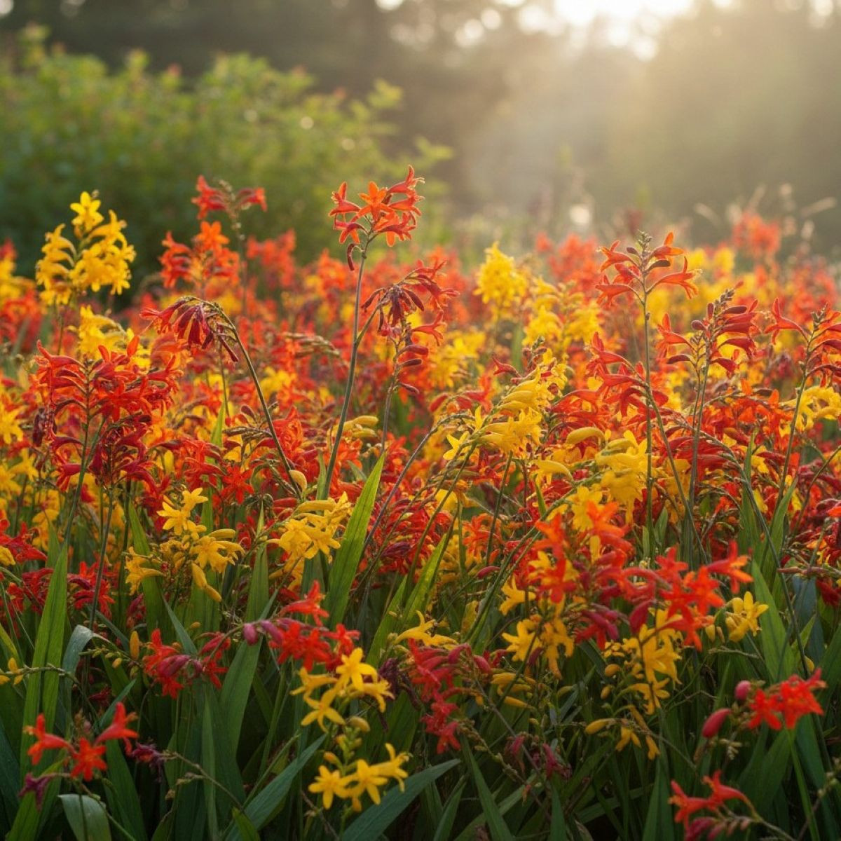 Směs montbrécií - Crocosmia mix - cibuloviny - 20 ks